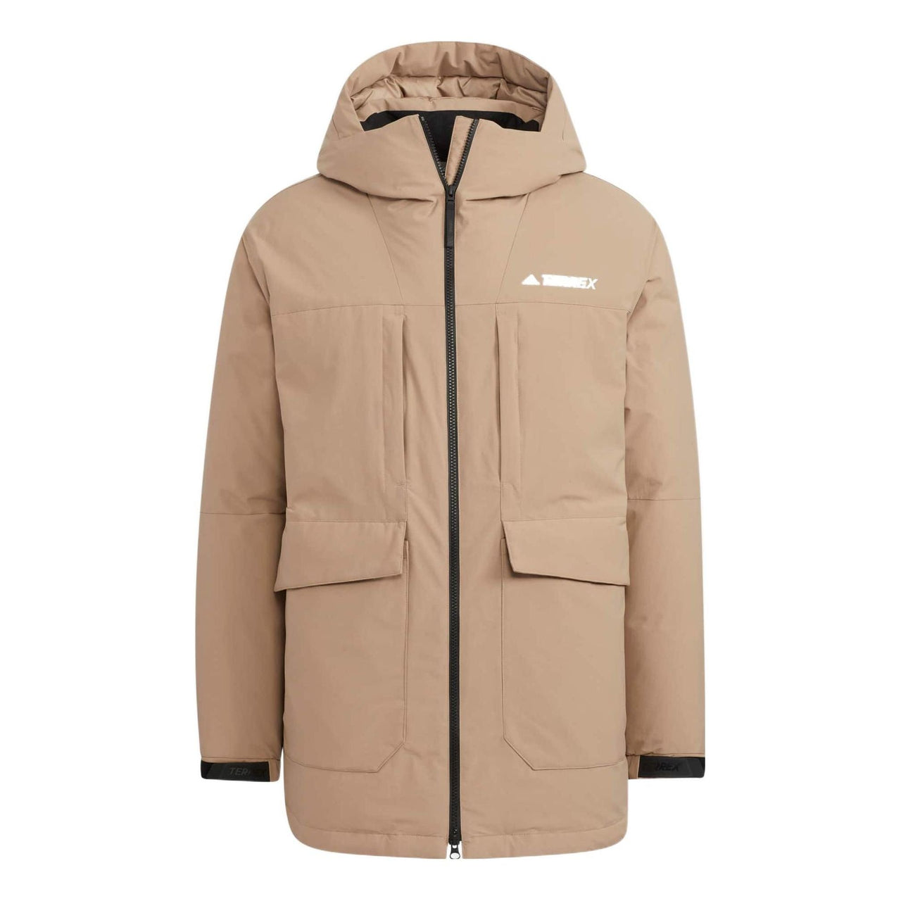 adidas Terrex Mid Down Jacket 'Brown' HR8445