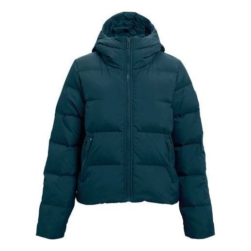 (WMNS) Under Armour ColdGear Infrared Down Jacket 'Teal' 1365811-413