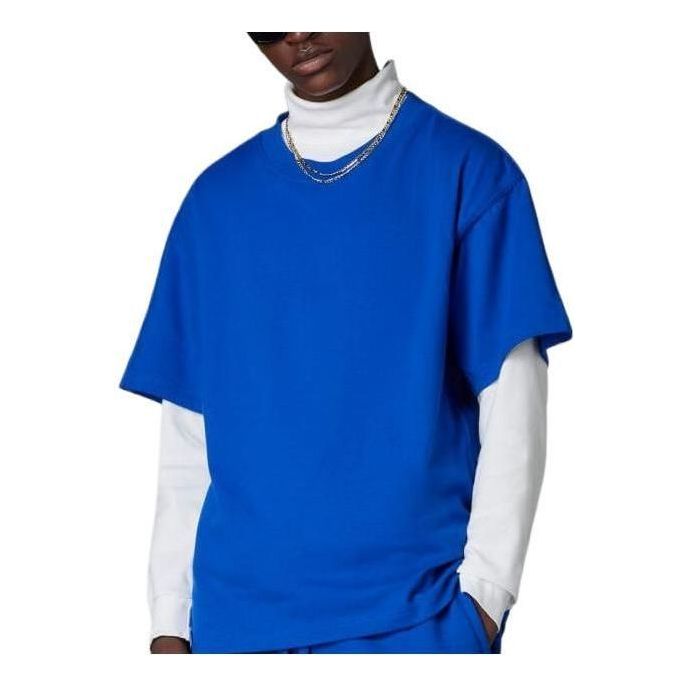 adidas Blue Version Essential French Terry T-Shirt 'Blue' HM5114