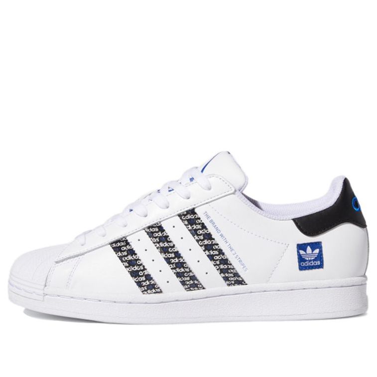 adidas originals Superstar 'White Black Blue' FZ4832