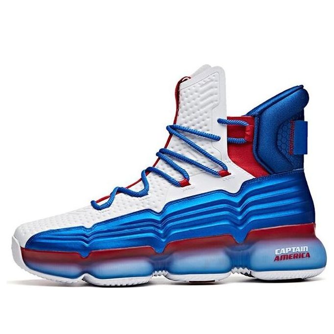 ANTA High Top Basketball Shoes 'Blue Red White' 91941160-4