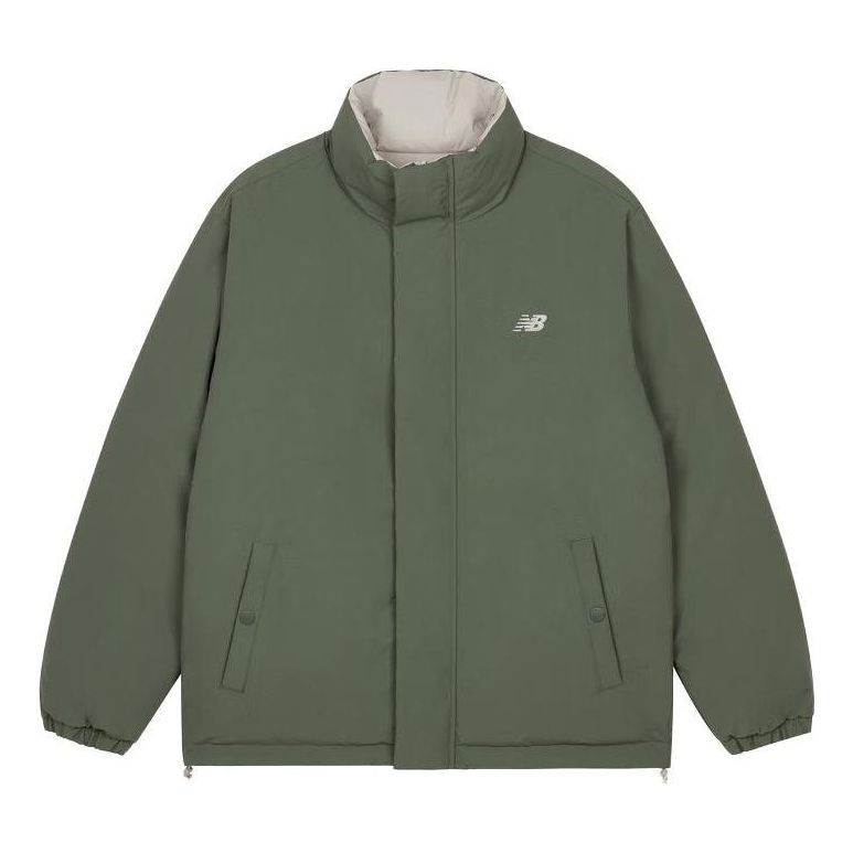 New Balance Waterproof Warm Jacket 'Green Grey' AMJ34333-DON