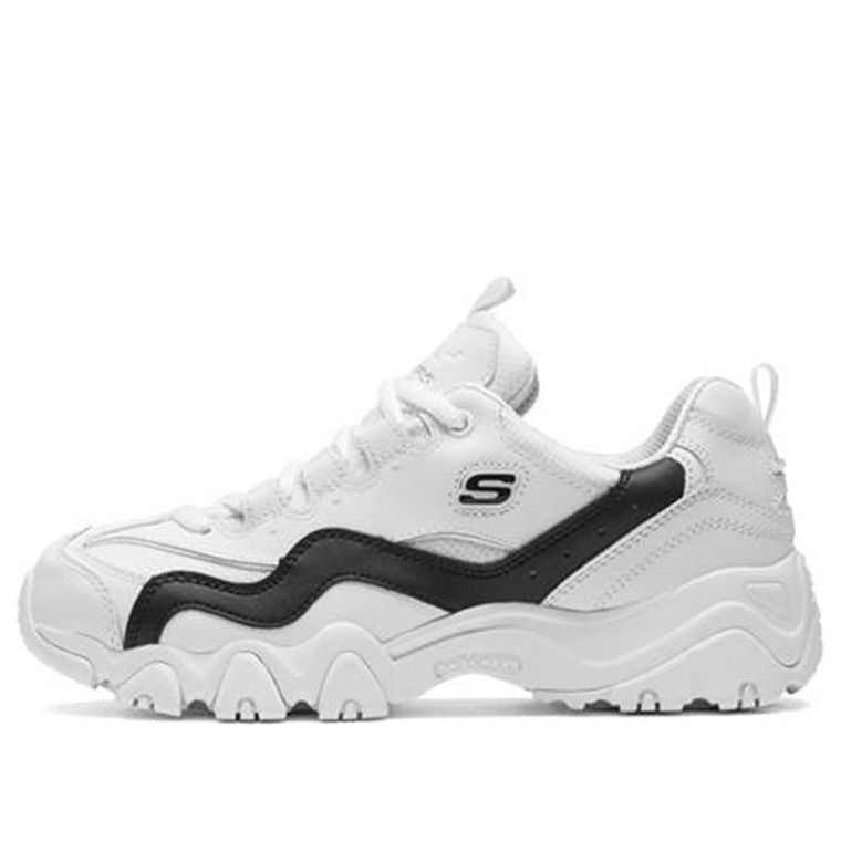 (WMNS) Skechers D'lites 2.0 Black/White 88888001-WBK