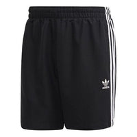 adidas originals Stripe Woven Sports Shorts Black FM9874