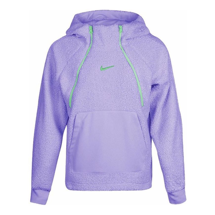 (WMNS) Nike Sportswear Zipper Sports hooded Pullover Jacket Purple DC5141-531
