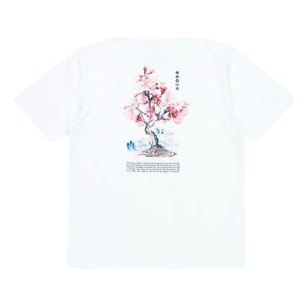 Li-Ning Sakura Graphic T-shirt 'White' AHSR630-1