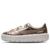 (WMNS) PUMA Basket Platform Trace Luxe 'Dusty Coral' 367852-01