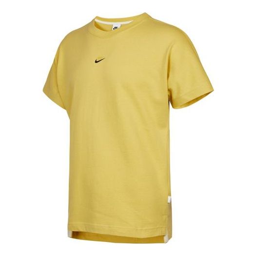 Nike Logo Sports Short Sleeve Men's Yellow DD7019-700