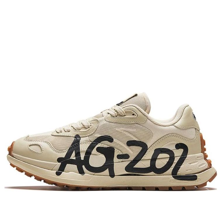 ANTA Running Series Sneakers 'Beige Black White' 112345580A-2