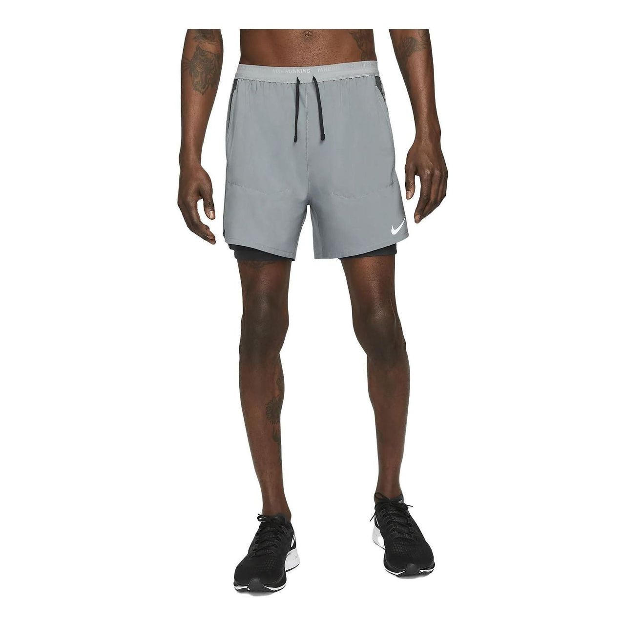 Nike Stride Dri-FIT Hybrid Running Shorts 'Sliver' DM4757-084