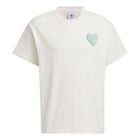 adidas originals V-Day Short Sleeve T-Shirt (Gender Neutral) Asia Sizing 'White' JE3469