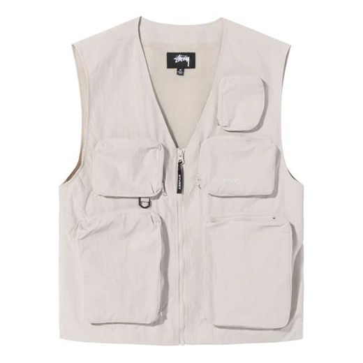 Stussy Nylon Approach Vest 'Off White' 115579