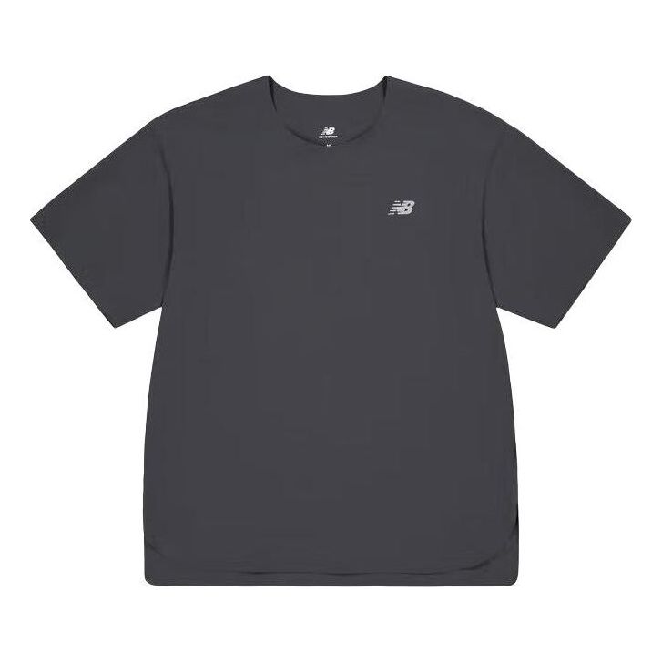 New Balance NB Logo Cotton T-Shirt 'Grey' NEE25061-CHL