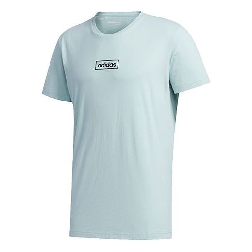 adidas neo M C+ TEE Sports Round Neck Short Sleeve Green FP7463