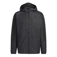 Men's adidas Classic Zipper Hooded Track Jacket Black HM2722