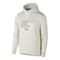 Nike Sportswear Letter Print Hoodies 'White' AH2021-072