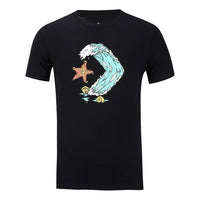 Converse Star Chevron Ocean T-Shirt 'Black' 10008087-A01