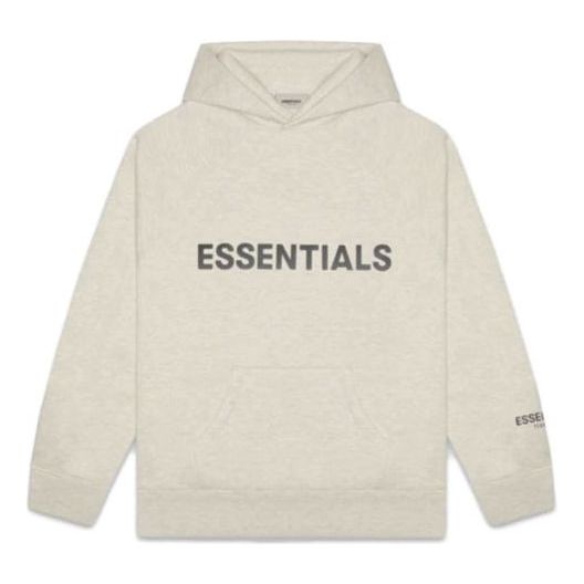 Fear of God Essentials FW20 Pullover Hoodie 'Heather Oatmeal' FOG-FW20-234