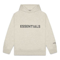 Fear of God Essentials FW20 Pullover Hoodie 'Heather Oatmeal' FOG-FW20-234