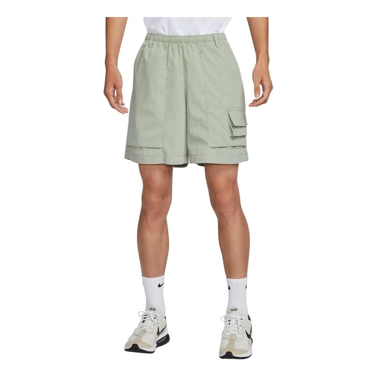 Nike Life Camp Shorts 'Light Green' FN3217-370