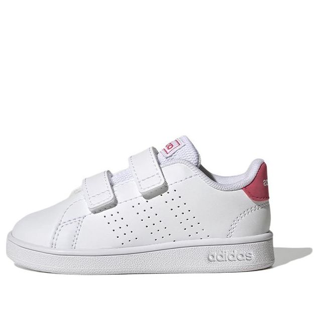 (TD) adidas Advantage Court Two Hook-and-Loop 'White Real Pink' GW6501
