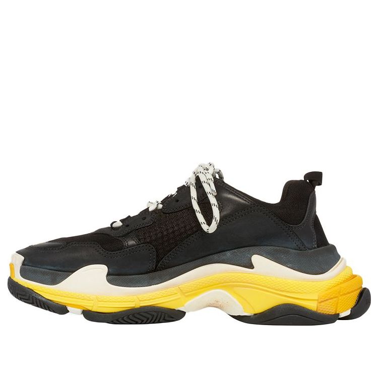 Balenciaga Triple S Sneaker 'Black Yellow' 534162W09OG1087