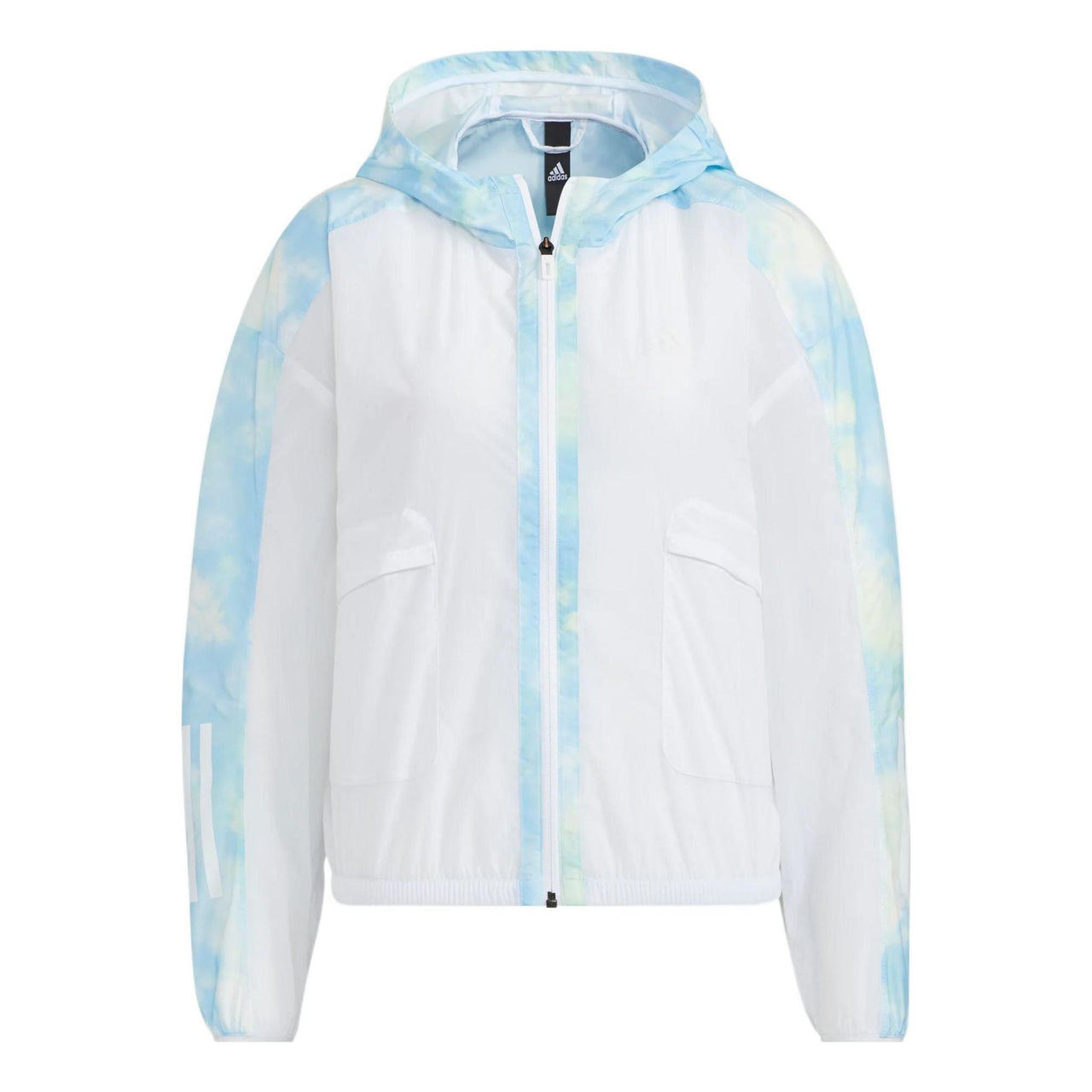 (WMNS) adidas Met Aop Windbreaker 'Blue' HI6828