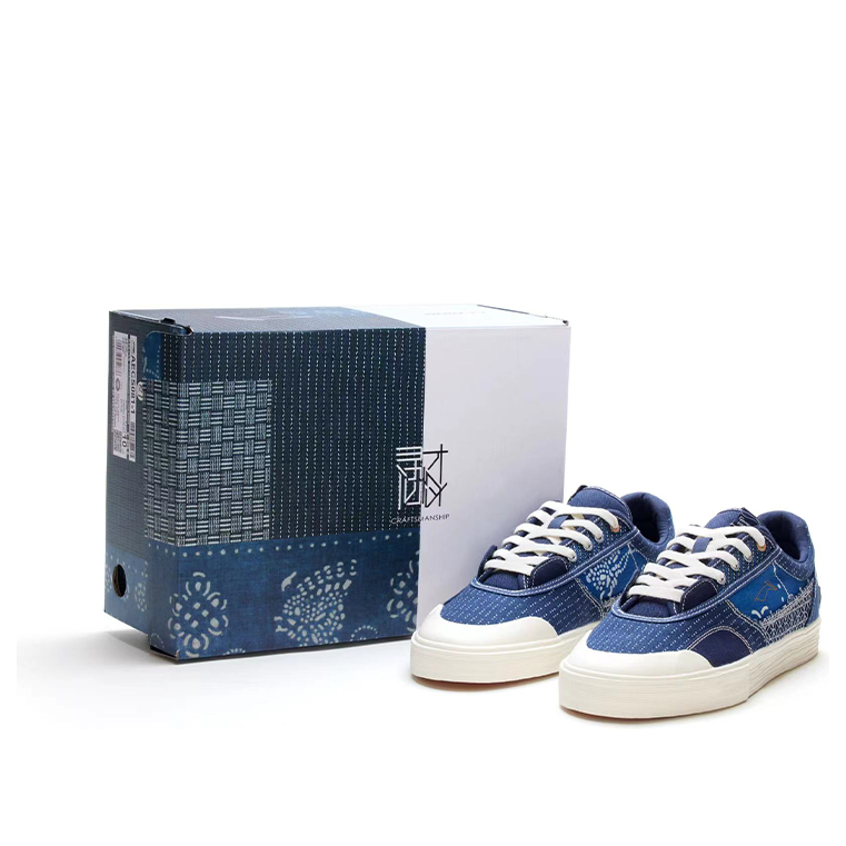 (WMNS) Li-Ning Wave Pro Low 50/50 'Blue White' AECS082-1