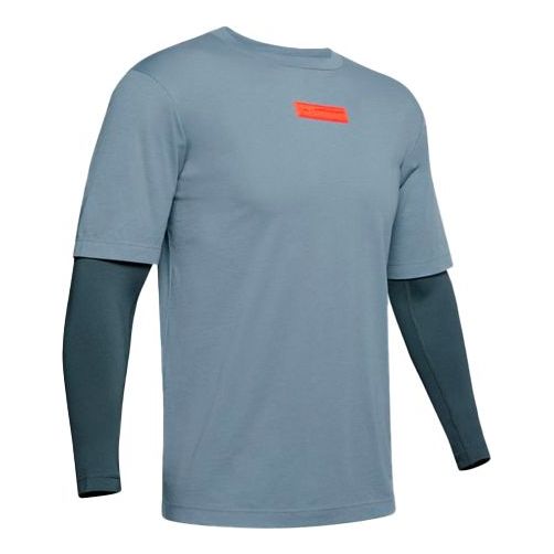 Under Armour UA Trek 2 in 1 T-shirt 'Blue' 1355099-013