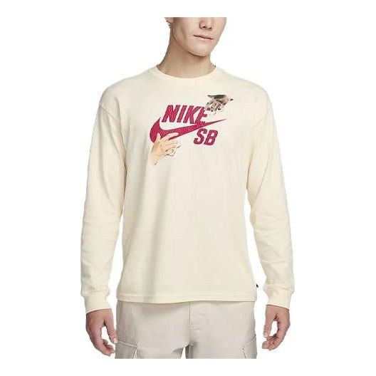 Nike Sb City Of Love L/S T-Shirt 'Beige' FQ7682-113