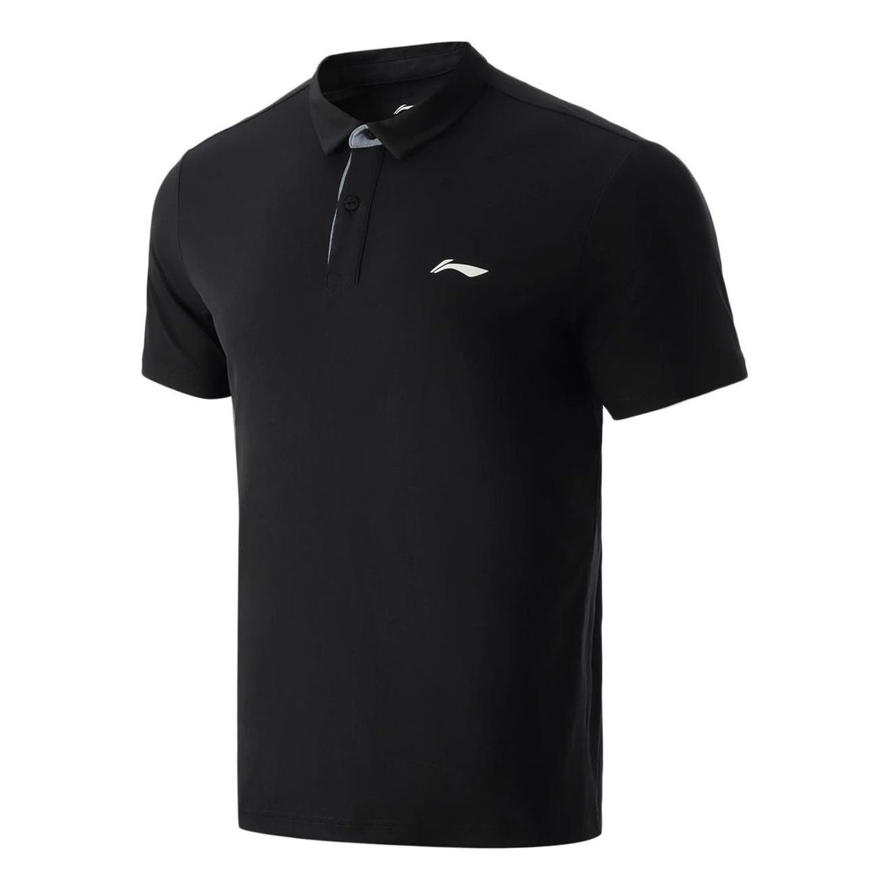 Li-Ning Logo Quick-Drying Polo Shirt 'Black' APLT123-1