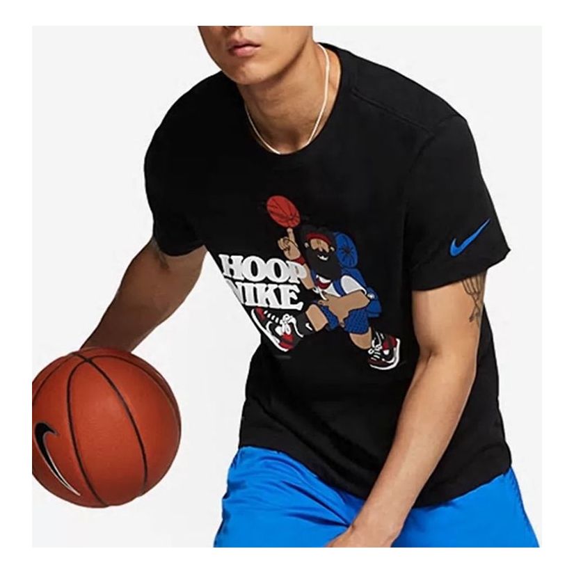 Nike Hoop Cartoon Basketball Printing Black CV4870-010