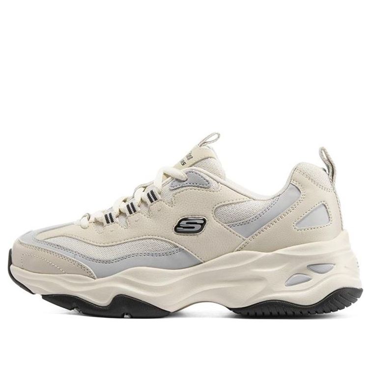 (WMNS) Skechers D'lites 4.0 'White Blue' 896144-NTBK