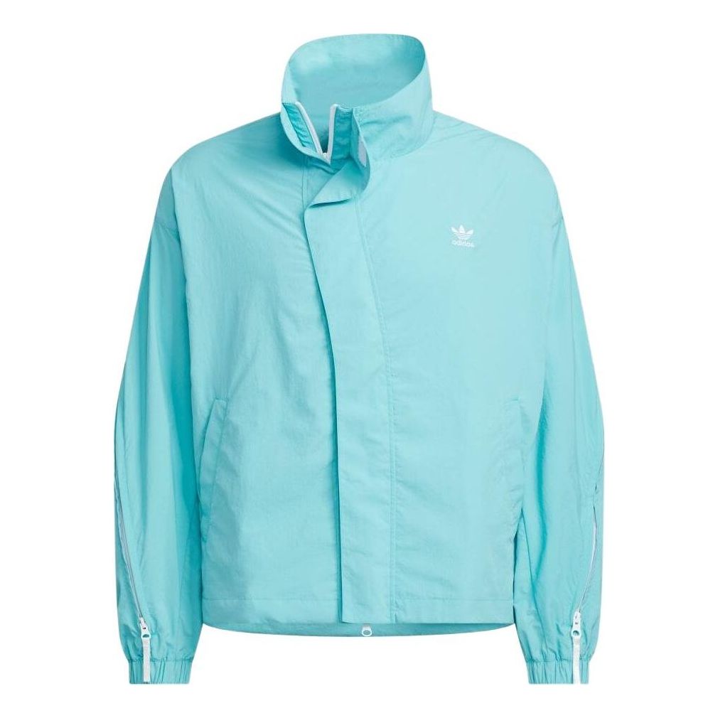 adidas Originals x Ordinary People Light Woven Jacket Asia Sizing 'Mint Blue' IZ4919