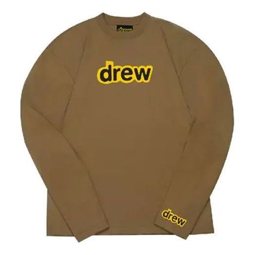 Drew House Secret Long Sleeve T-shirt 'Brown' DR-SS20-51