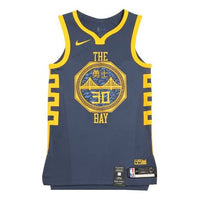 Nike NBA Golden State Warriors AU Player Edition Jersey Blue Gray AH6209-427