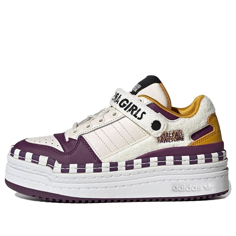 (WMNS) adidas Girls Are Awesome x Triple Platforum Low 'White Purple Beauty' GY2618