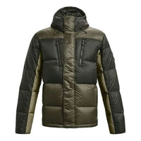 Under Armour ColdGear Infrared Down Blocked Jacket 'Black Olive' 1364895-310