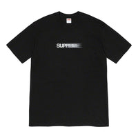 Supreme Motion Logo T-Shirt 'Black White' SUP-SS23-273