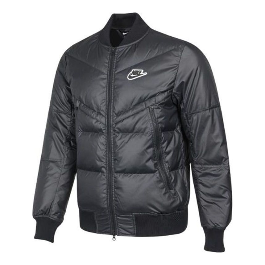 Nike Sportswear Down-fillwind Runner Sports Stay Warm Solid Color Down Jacket Black DJ0430-010
