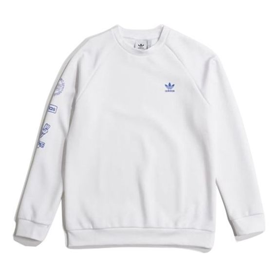 adidas originals Graphic Crew Sweatshirt For Men White DP8575