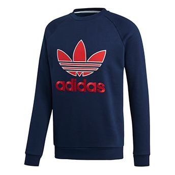 adidas originals Trefoil Crew 'Collegiate Navy' EC3666