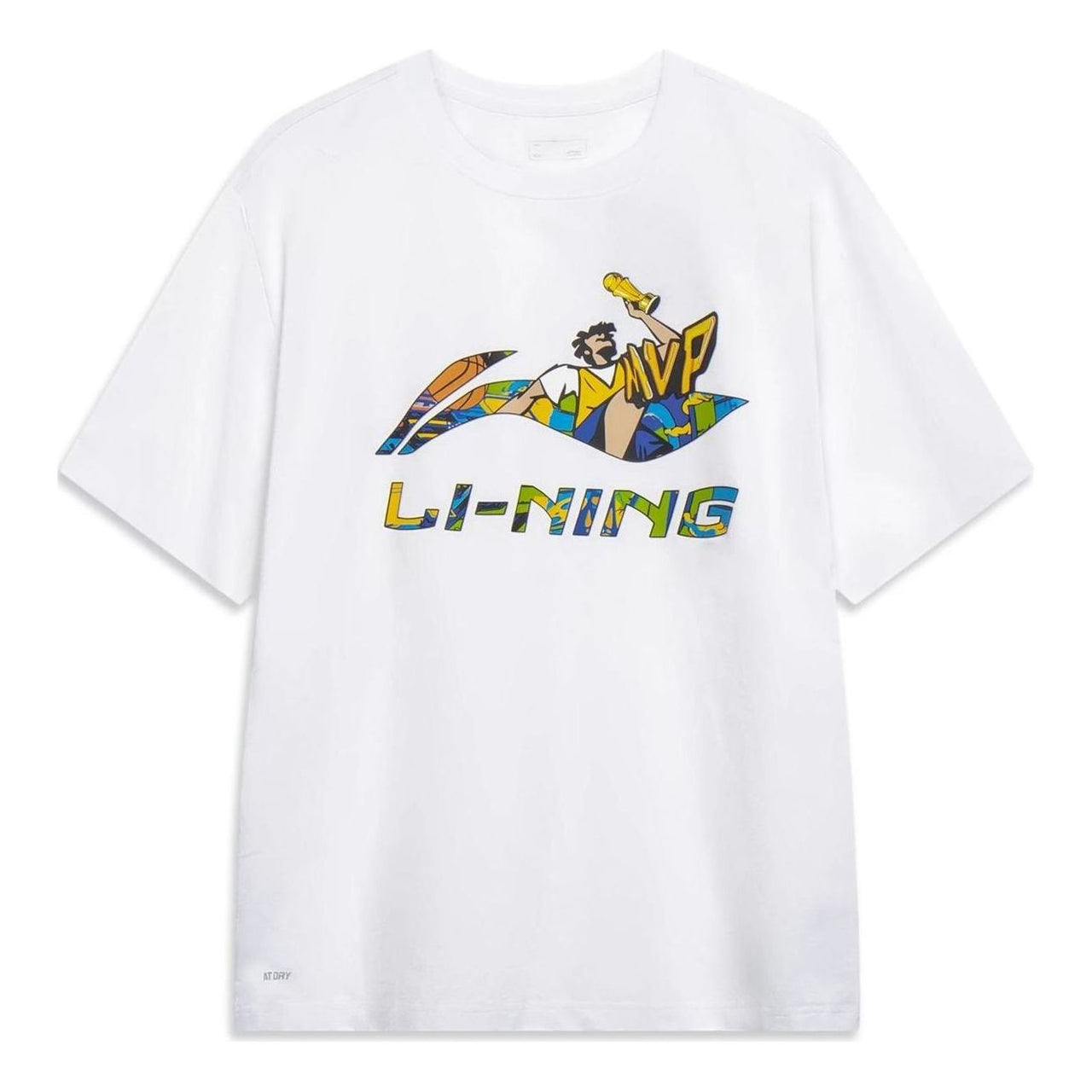 Li-Ning Hoops Graphic T-shirt 'White' AHST567-1