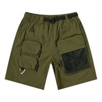 Men's Nike ACG Multiple Pockets Cargo Sports Shorts Military Green CK7856-326