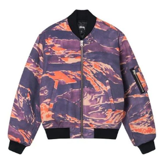 Stussy Tigris Bomber 'Purple' 115666