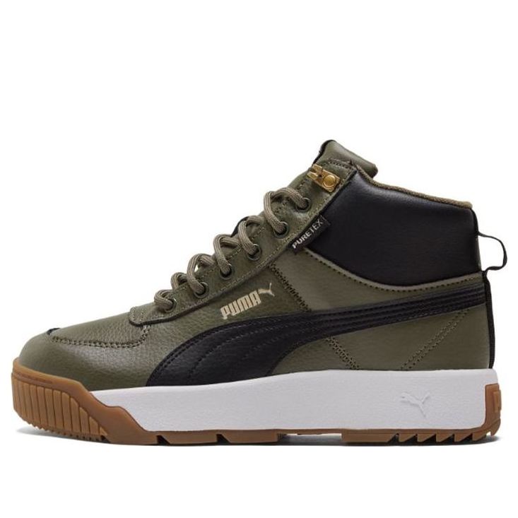 PUMA Tarrenz SB Breathable Stay Warm Non-Slip Mid Tops Casual Skateboarding Shoes Unisex Green 370552-08