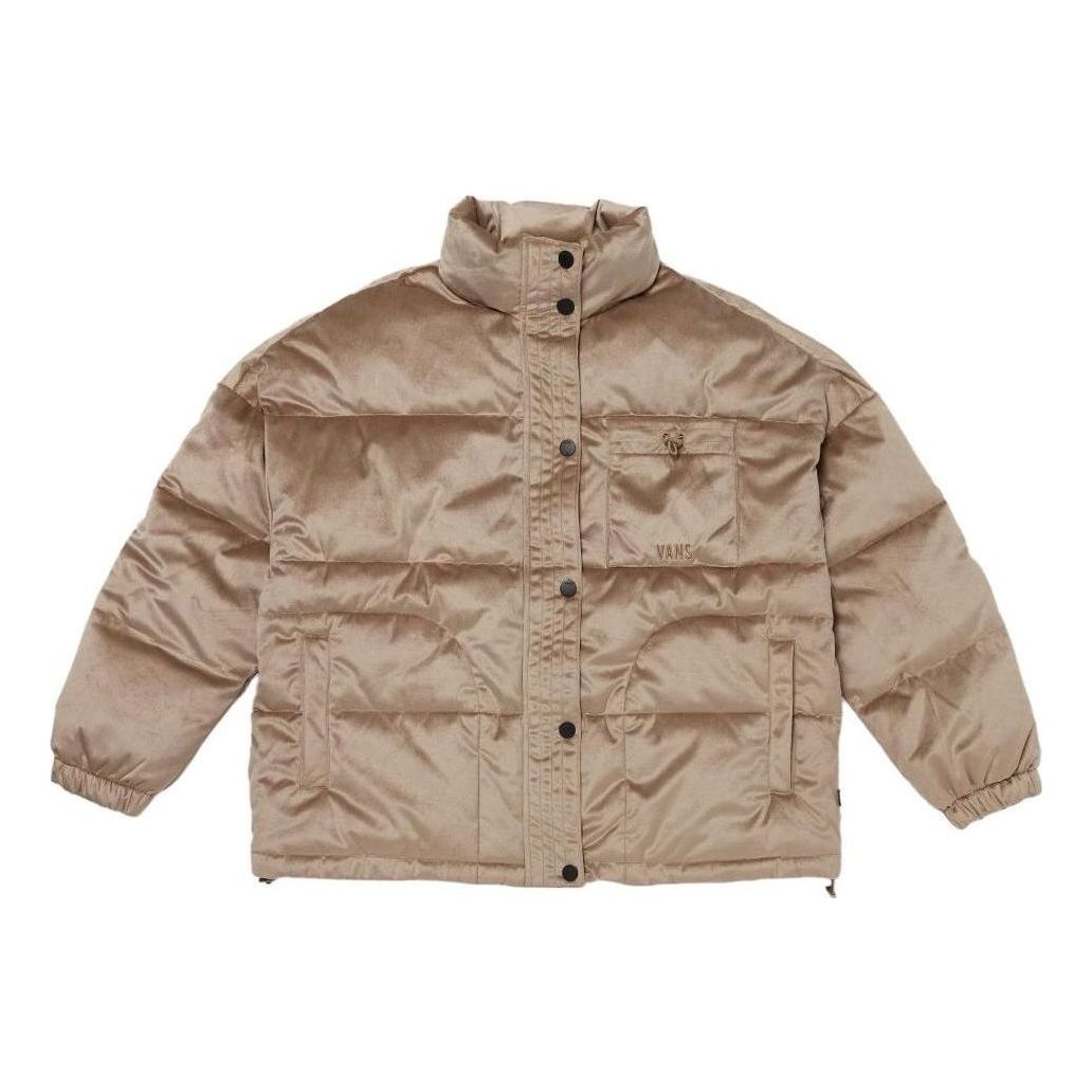 (WMNS) Vans Short Padded Jacket 'Brown' VN000FC2YEH