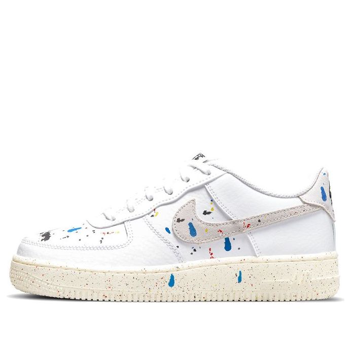 (GS) Nike Air Force 1 LV8 3 'Paint Splatter - White' DJ2598-100