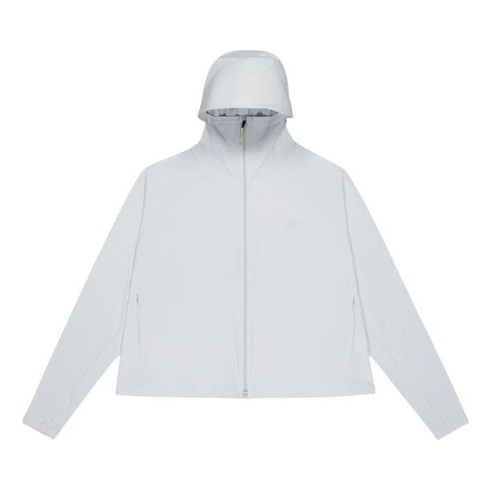 New Balance Full Zip Sunscreen Jacket 'Grey' MDE24222-GR