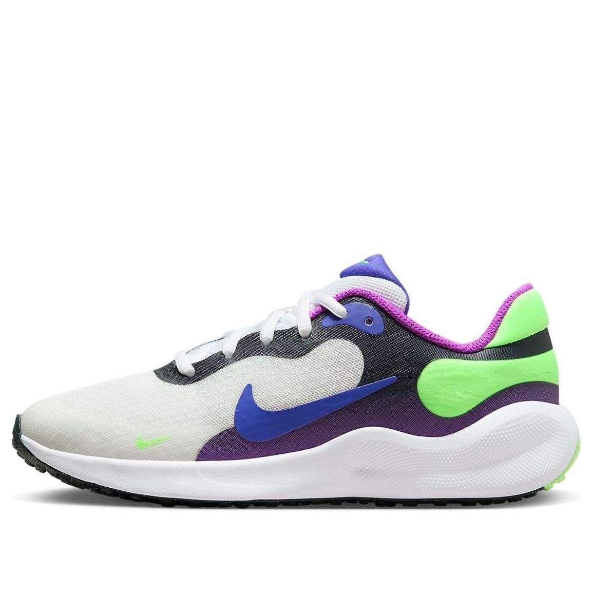 (GS) Nike Revolution 7 Shoes 'White Fuchsia Dream Green' FB7689-100